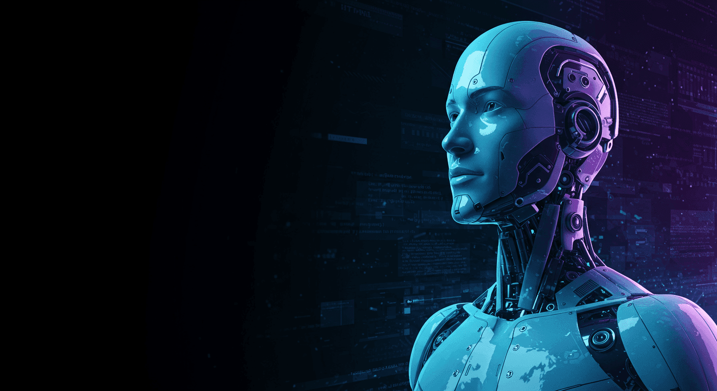 AI Robot Background